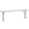 Atlas Commercial Products Titan Series™ 18"Wx96"L Granite White Plastic Folding Training Table PFT23-1896